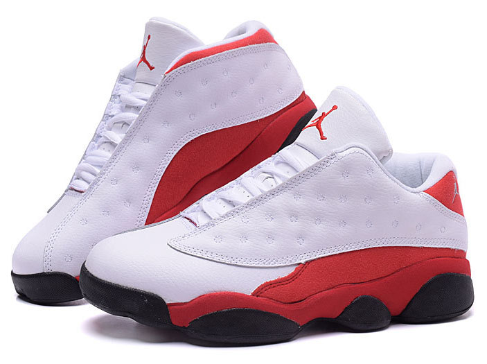 Air Jordan Retro 13 Low White Red Factory Outlet